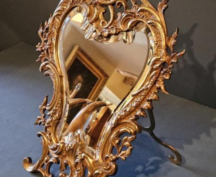 Superb Victorian Gilt Table Mirror - Image 2