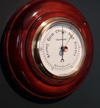Victorian Short & Mason 'Weathertel' Barometer