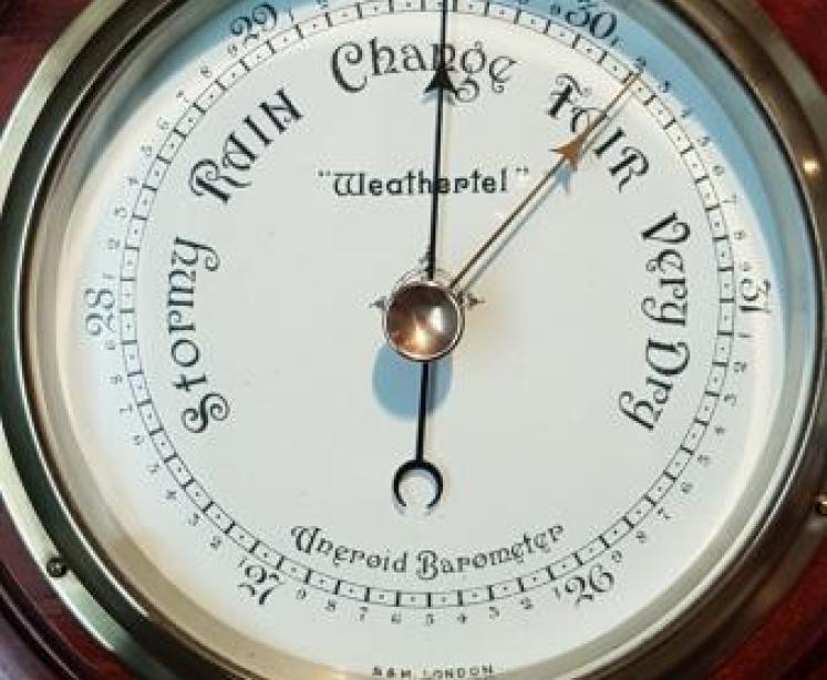 Victorian Short & Mason 'Weathertel' Barometer - Image 5