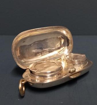 Edwardian Silver Double Sovereign Case