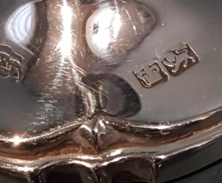 Walker and Hall Cast Silver Taper Stick - Image 4