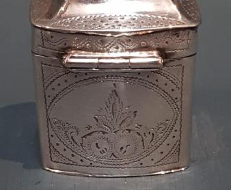 Mid Victorian Dutch Silver Peppermint Box - Image 5