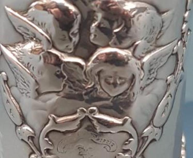 Silver Scent Bottle Cover by William Comyns - Image 2