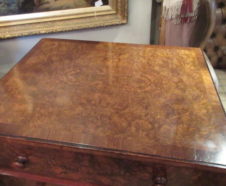 Top Quality Mid Victorian Burr Walnut Tallboy - Image 2