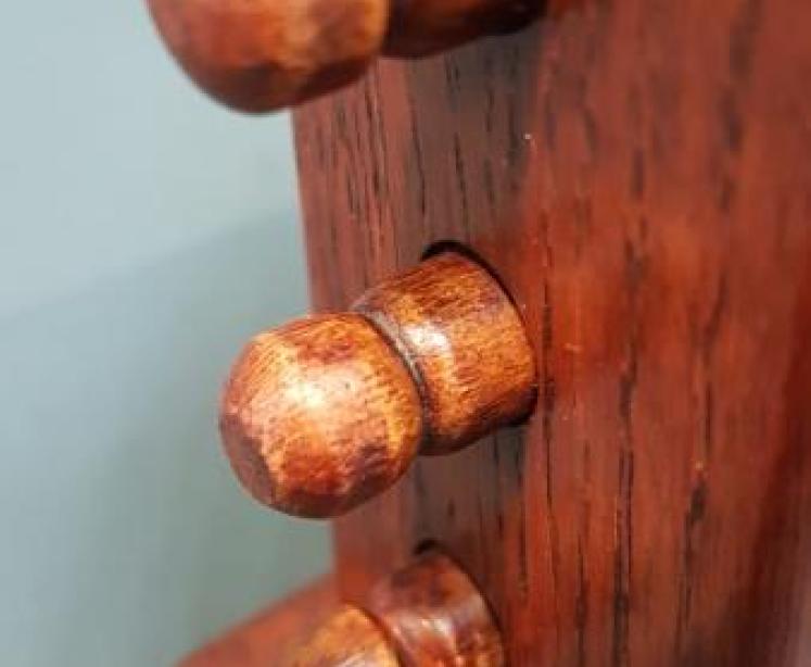 Edwardian Oak Perpetual Desk Calendar - Image 6