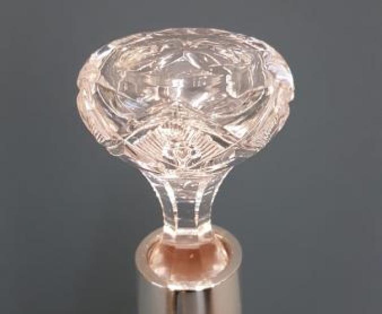 George V Silver Mounted Crystal Decanter - Image 2