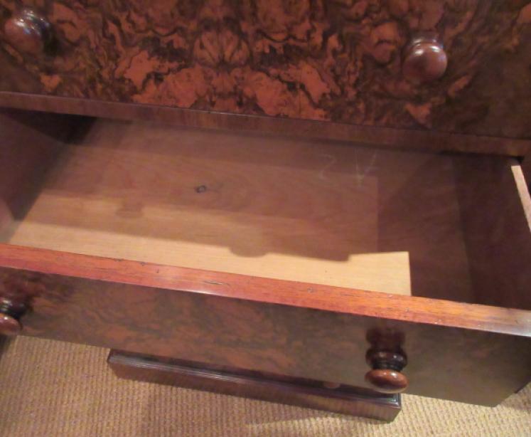 Top Quality Mid Victorian Burr Walnut Tallboy - Image 5