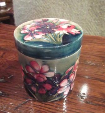 Moorcroft Freesia Pattern Lidded Pot