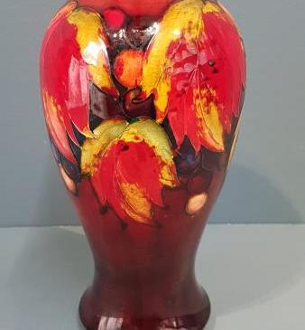 Moorcroft Leaf and Berries Flambe Vase