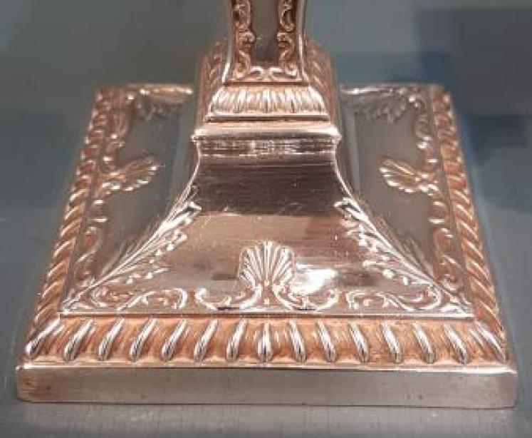 Pair of Fine Quality Victorian Silver Candlesticks - Image 5