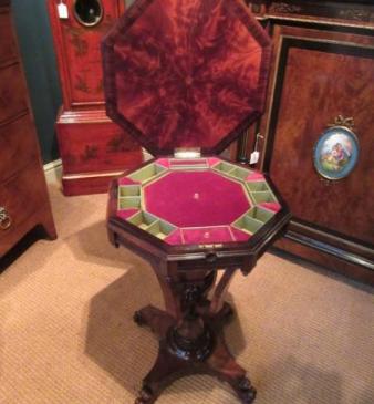 Stunning William IV Period Rosewood Work Table