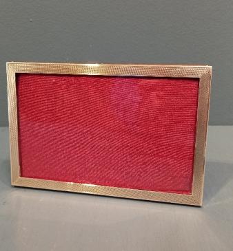 George V Engraved Silver Photo Frame