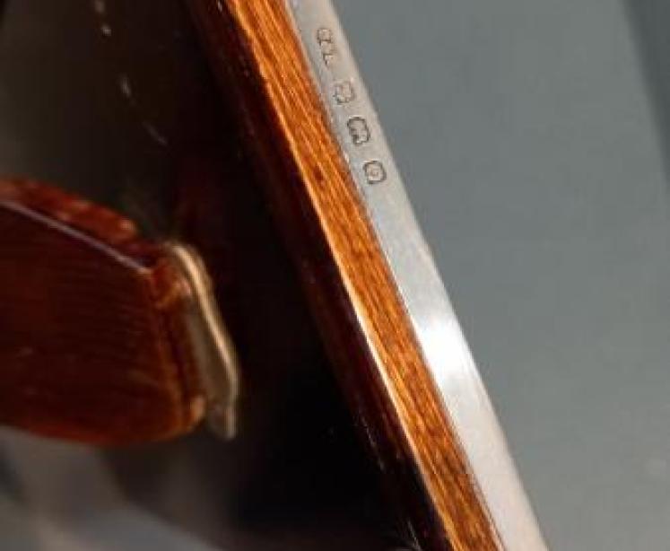 George V Engraved Silver Photo Frame - Image 4