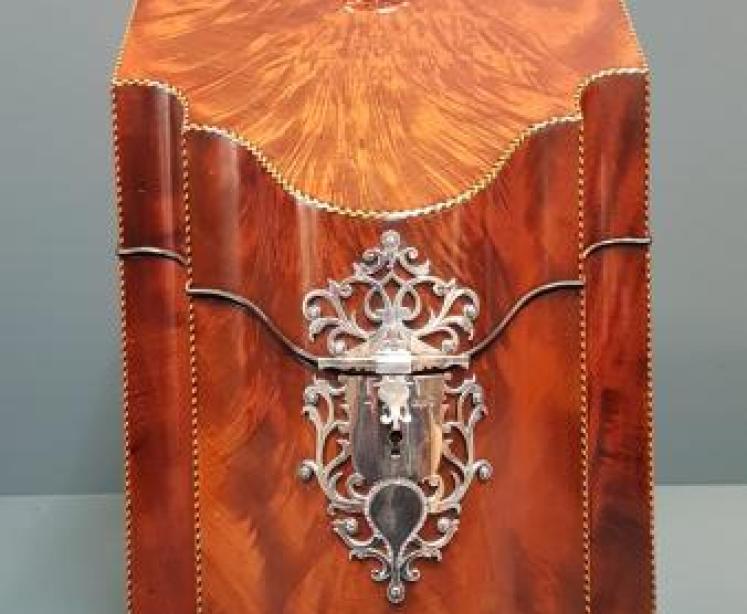 Victorian Solid Silver Trimmed Correspondence Box - Image 1