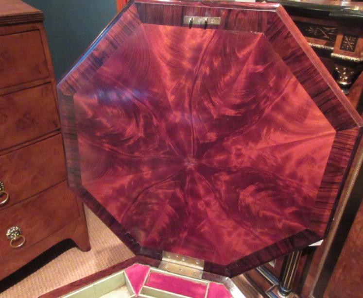 Stunning William IV Period Rosewood Work Table - Image 3