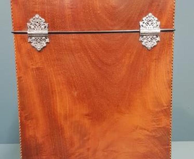 Victorian Solid Silver Trimmed Correspondence Box - Image 5