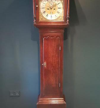 Superb George II Oak Longcase Clock