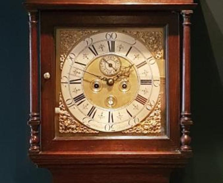 Superb George II Oak Longcase Clock - Image 2