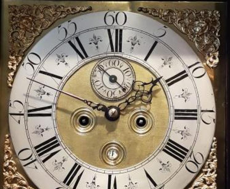 Superb George II Oak Longcase Clock - Image 3