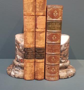 Pair of Victorian Grand Tour Marble Bookends