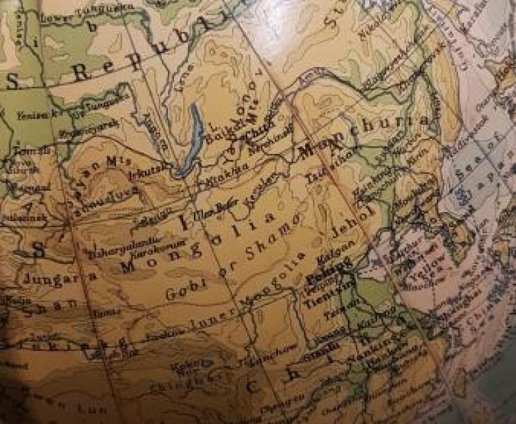 Outstanding Philips 14" Gesso Terrestrial Globe - Image 5