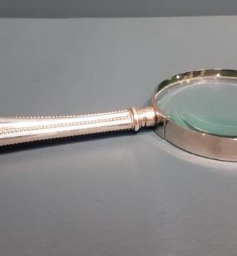 Silver Handle Magnifying Glass
