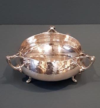 Edwardian Planished Silver Bowl 8.5oz