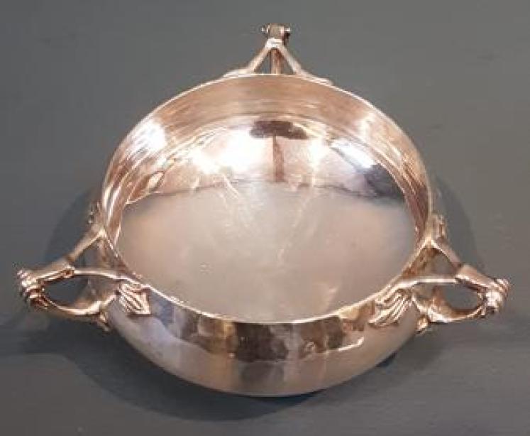 Edwardian Planished Silver Bowl 8.5oz - Image 7