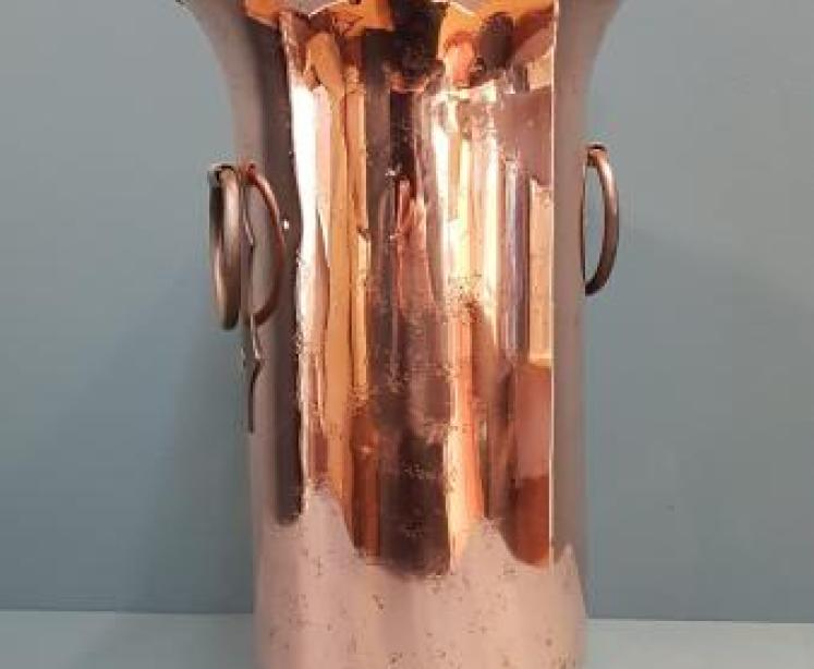 Copper Arts and Crafts Stick Stand - Image 1