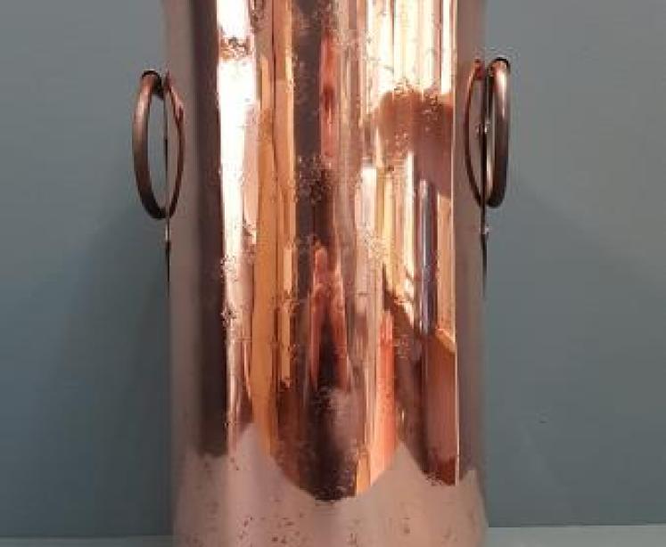 Copper Arts and Crafts Stick Stand - Image 4