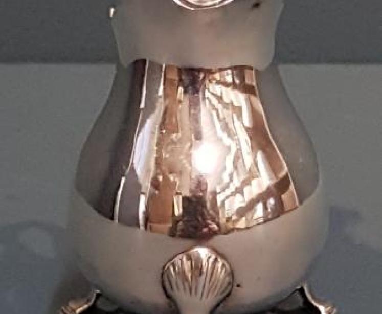 George II Silver Cream Jug - Image 3