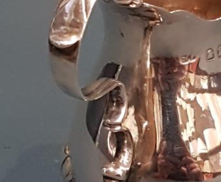 George II Silver Cream Jug - Image 4