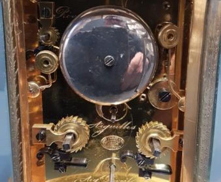 Fine Victorian Engraved Case Repeating Carriage Clock - Image 3
