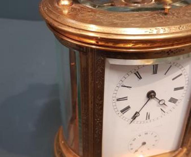 Fine Victorian Engraved Case Repeating Carriage Clock - Image 7