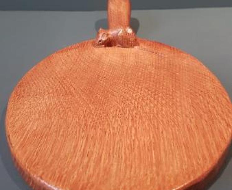 1940's Thompson's of Kilburn Mouseman Cheese Board - Image 6