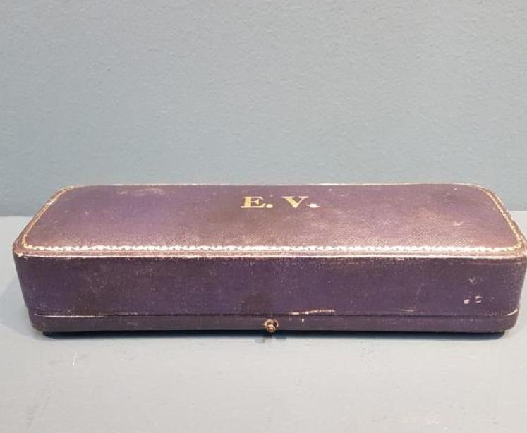 Set of Four Sampson Mordan Silver Owl Menu Holders - Image 7