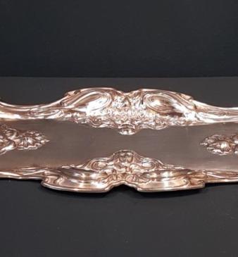Art Nouveau Silver Snuffer or Pen Tray