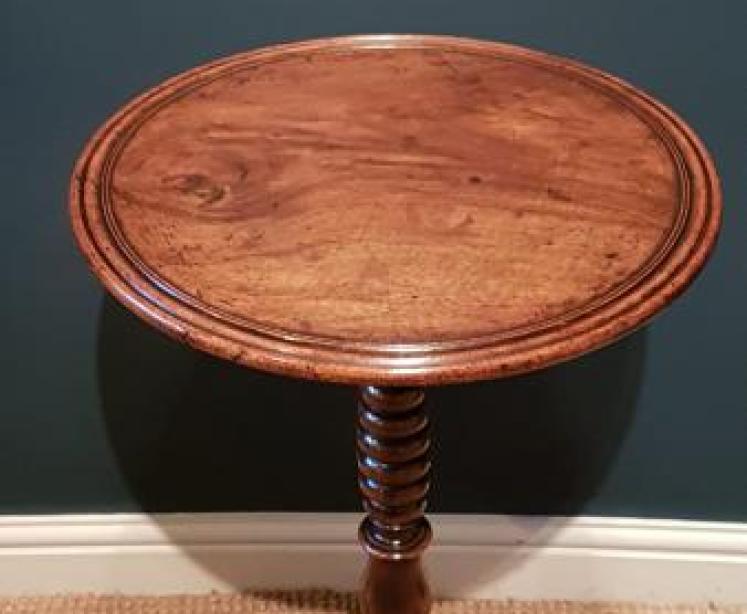 George II Walnut Snap Top Table - Image 1