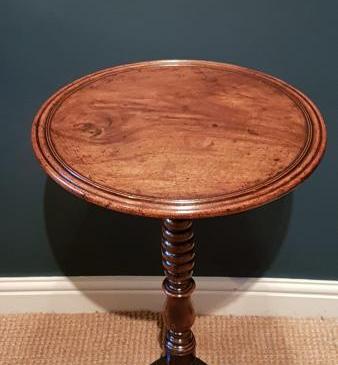 George II Walnut Snap Top Table