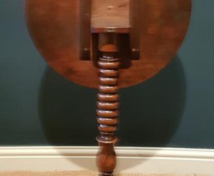 George II Walnut Snap Top Table - Image 3