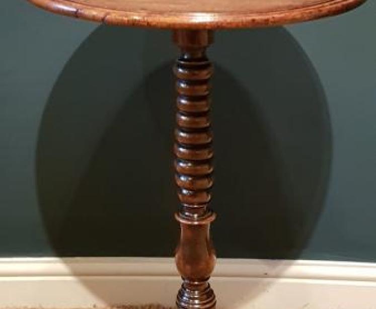 George II Walnut Snap Top Table - Image 6