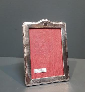 George V Engine Turned Silver Photo Frame