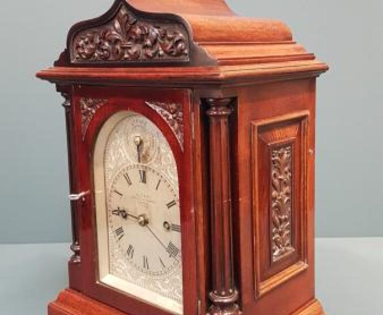 Victorian Double Fusee Bracket Clock - Image 7