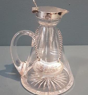 Hukin & Heath Silver Mounted Port Noggin