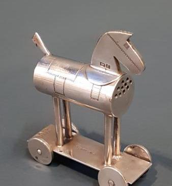 Rare Silver Hobby Horse Pepper