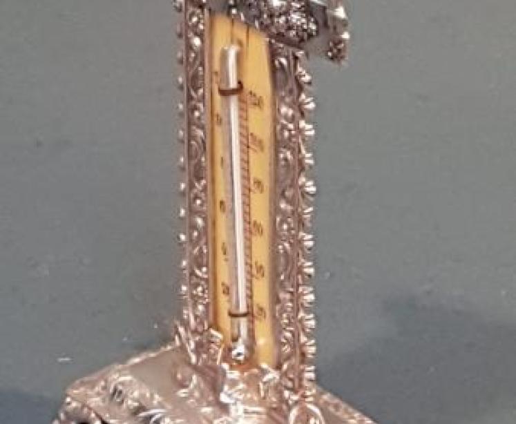 William IV Silver Castle Top Thermometer - Image 7