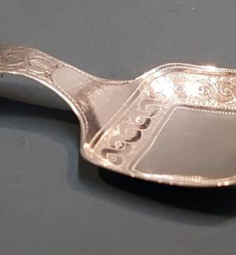 George III Silver Caddy Spoon