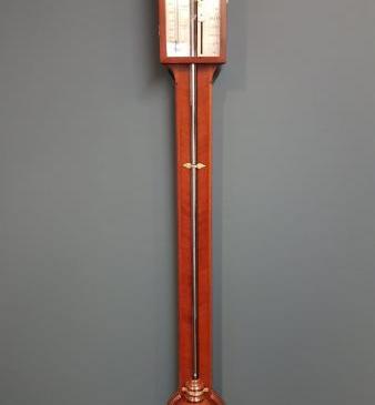 Regency Mahogany Stick Barometer 