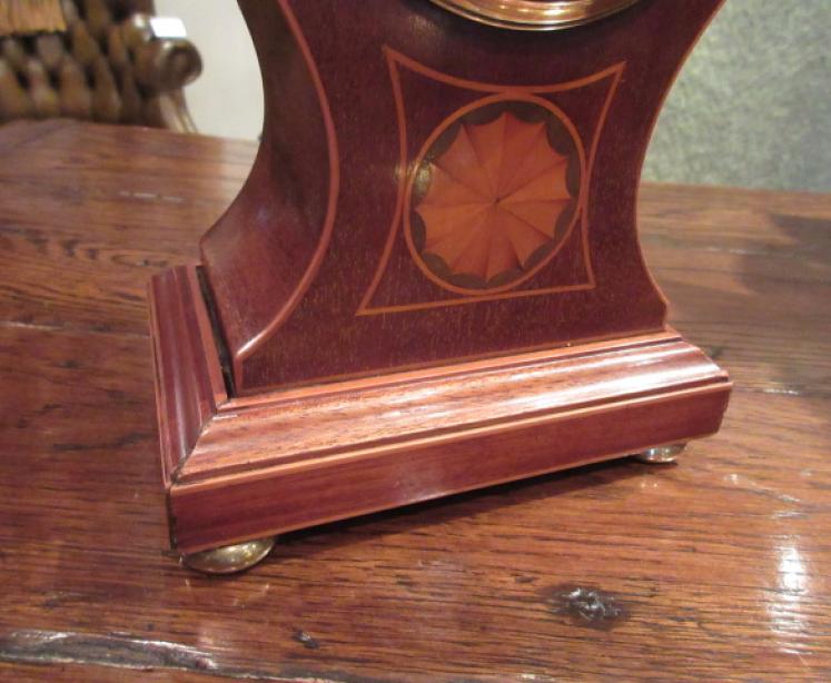 Top Quality Edwardian Period Sheraton Inlaid Mantel clock - Image 2