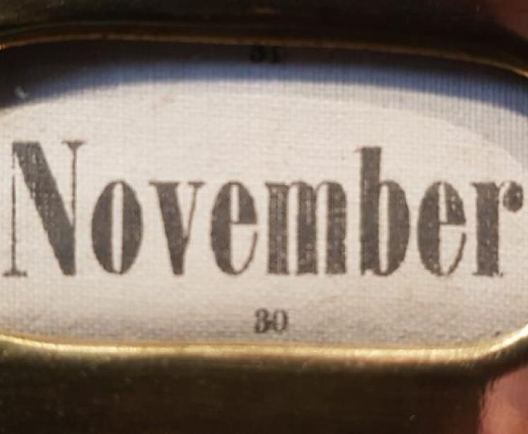 Edwardian Brass Perpetual Desk Calendar - Image 5